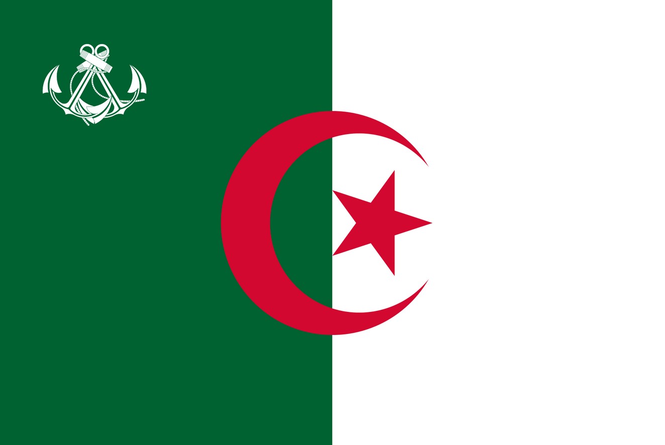 algerian navy naval force jack flag