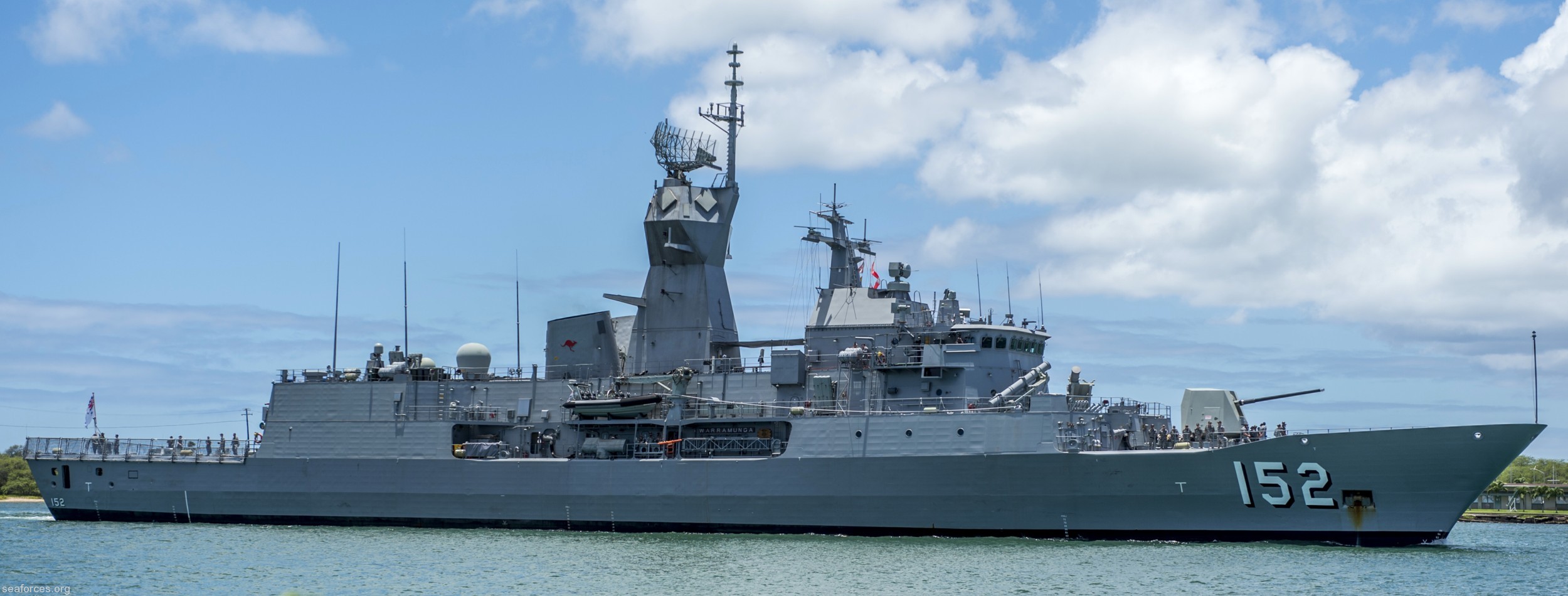 ffh-152 hmas warramunga anzac class frigate royal australian navy 2016 19 pearl harbor hawaii