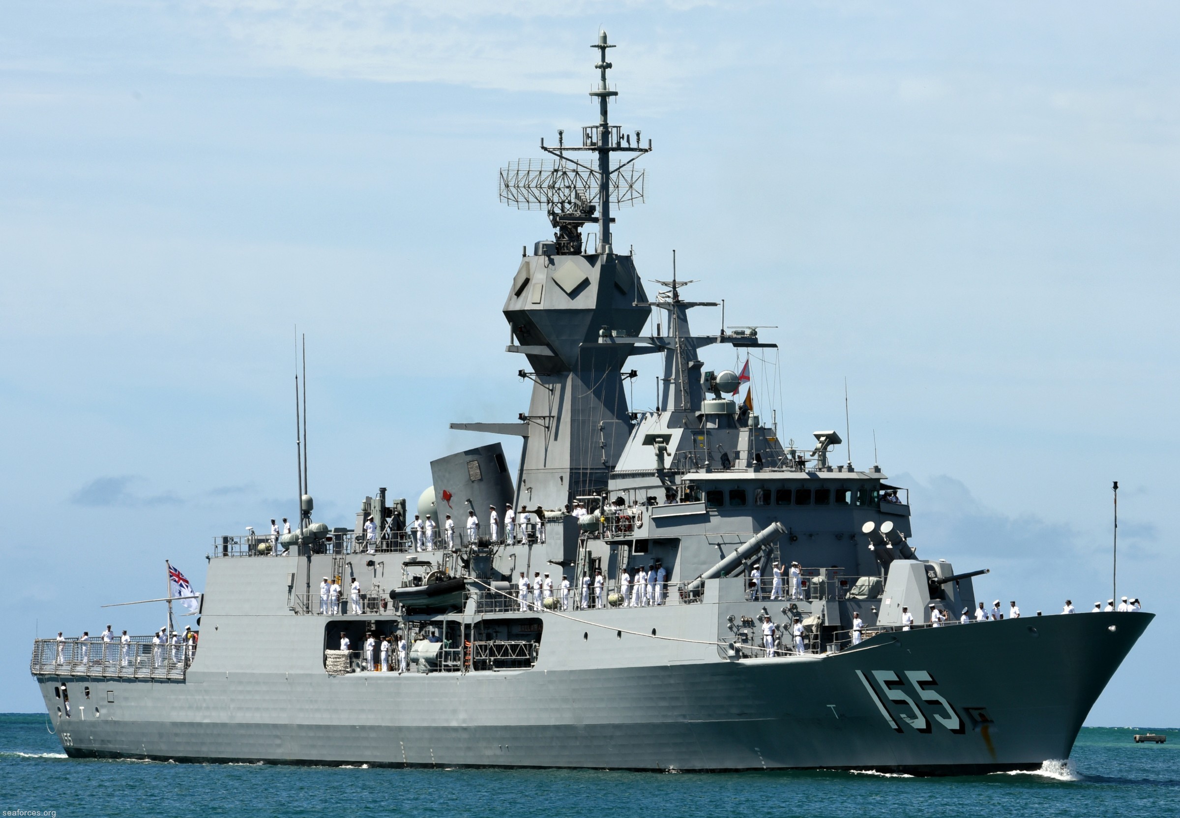 hms ballarat ffh-155 anzac class frigate royal australian navy tenix defence