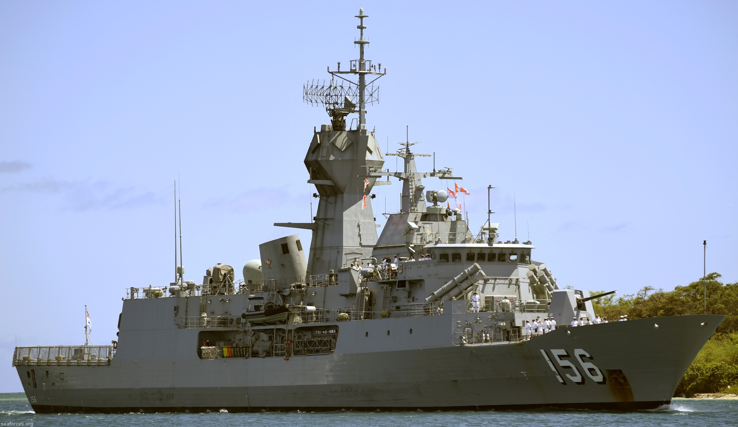 hmas toowoomba ffh-156 anzac class frigate royal australian navy tenix defence