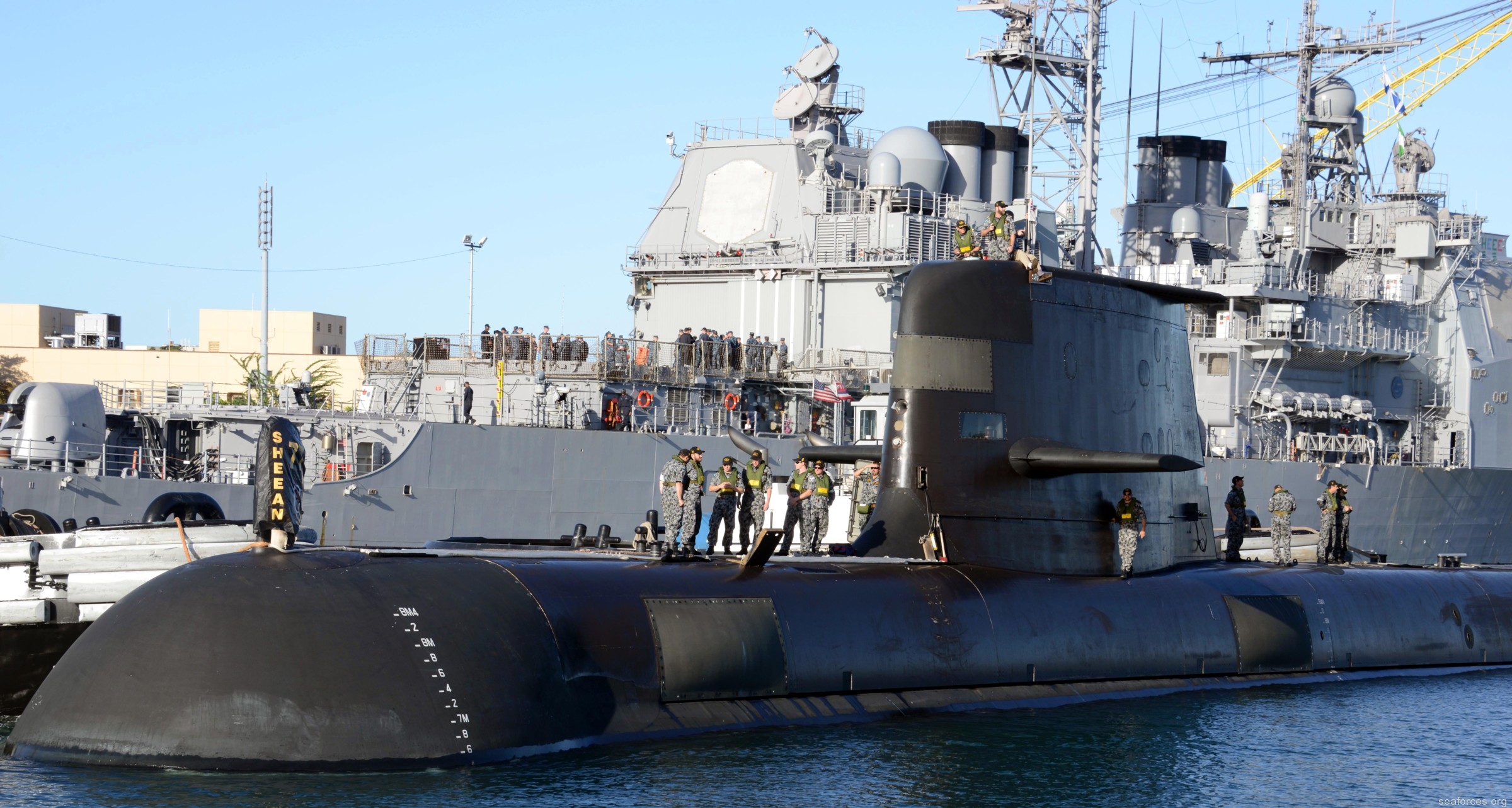 hmas sheean ssg-77 collins class attack submarine ssk royal australian navy 05