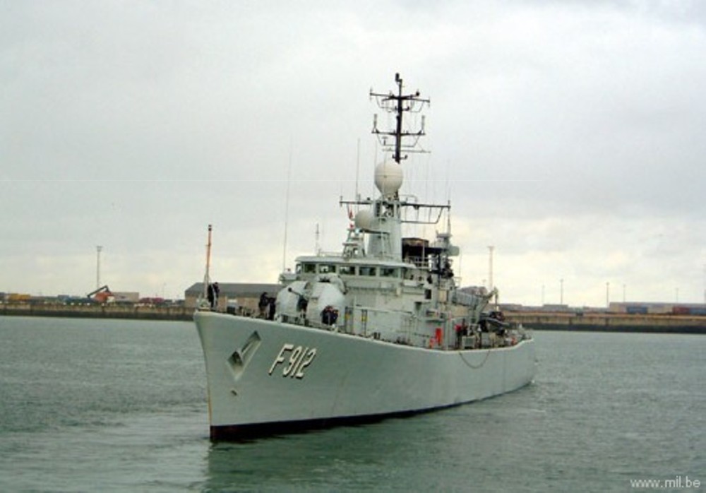 f-912 bns wandelaar wielingen class frigate belgian navy sea sparrow sam missile mm38 exocet ssm 04