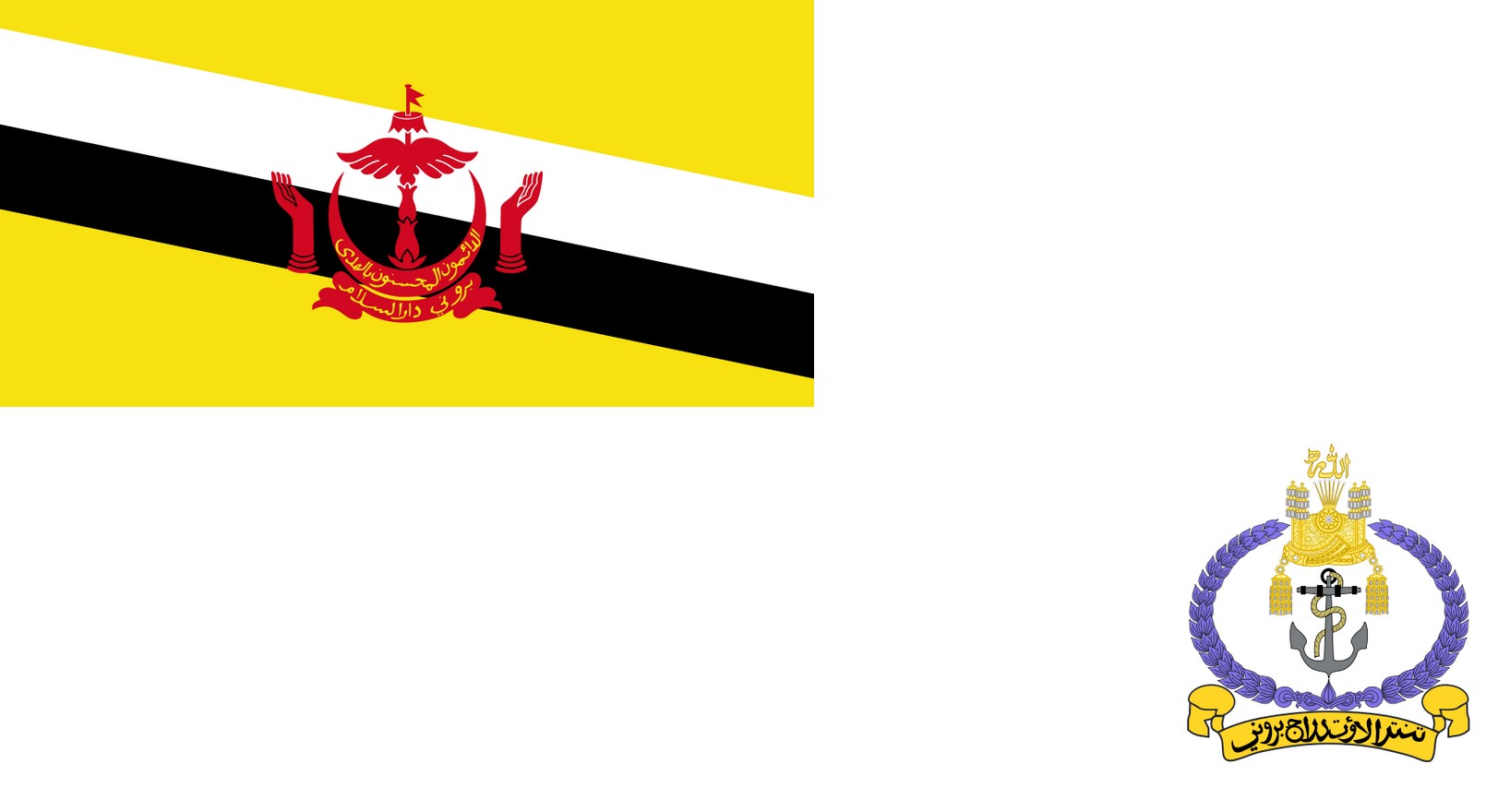 royal brunei navy jack flag