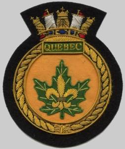C-31 HMCS Quebec patch crest insignia badge