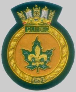 HMCS Quebec C-31 crest insignia patch badge