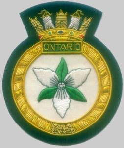 HMCS Ontario C-32 crest insignia patch badge