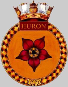 DDE-216 HMCS Huron G-24 patch crest insignia badge