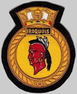 DDE-217 G-89 HMCS Iroquois crest badge insignia patch