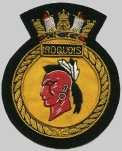 HMCS Iroquois DDE-217 G-89 patch insignia badge crest