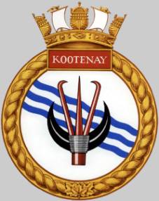 dde 258 hmcs kootenay crest insignia patch badge destroyer royal canadian navy