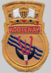 dde 258 hmcs kootenay patch insignia crest badge destroyer royal canadian navy restigouche class