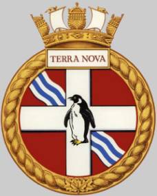 dde 259 hmcs terra nova crest insignia patch badge destroyer escort royal canadian navy