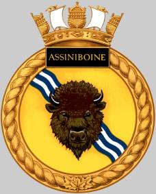 dde ddh 234 hmcs assiniboine crest insignia patch badge destroyer royal canadian navy
