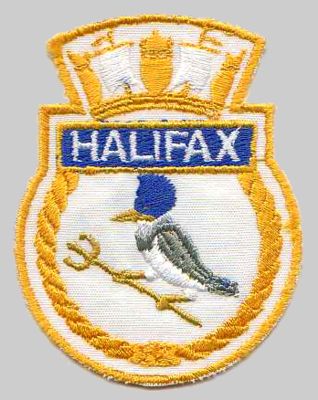 ffh-330 hmcs halifax insignia crest patch badge class helicopter patrol frigate royal canadian navy rcn 03p