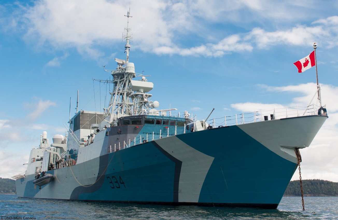 ffh-334 hmcs regina halifax class helicopter patrol frigate ncsm royal canadian navy 41 mil davie shipbuilding lauzon