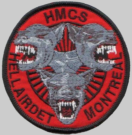 ffh-336 hmcs montreal insignia crest patch badge halifax class helicopter patrol frigate ncsm royal canadian navy 02p
