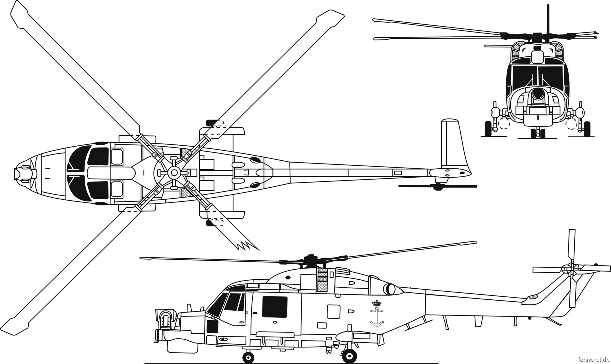 lynx mk.80 mk.90b helicopter westland royal danish navy air force kongelige danske marine flyvevabnet 01