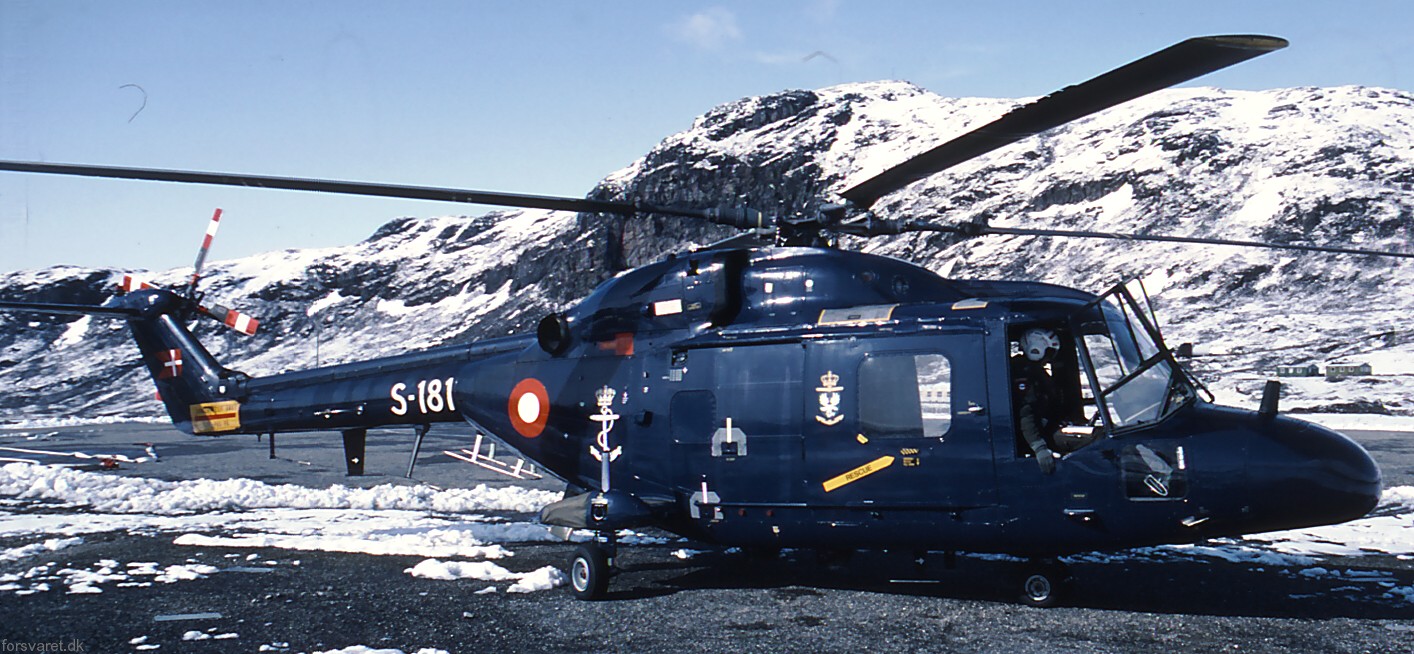lynx mk.80 mk.90b helicopter westland royal danish navy air force kongelige danske marine flyvevabnet s-181 10