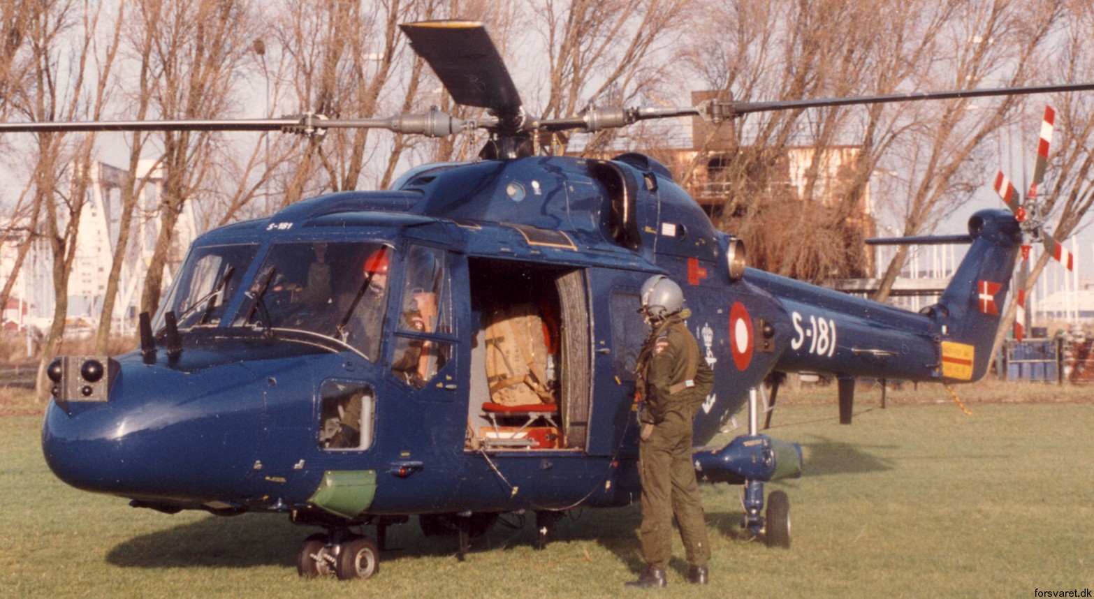 lynx mk.80 mk.90b helicopter westland royal danish navy air force kongelige danske marine flyvevabnet s-181 12