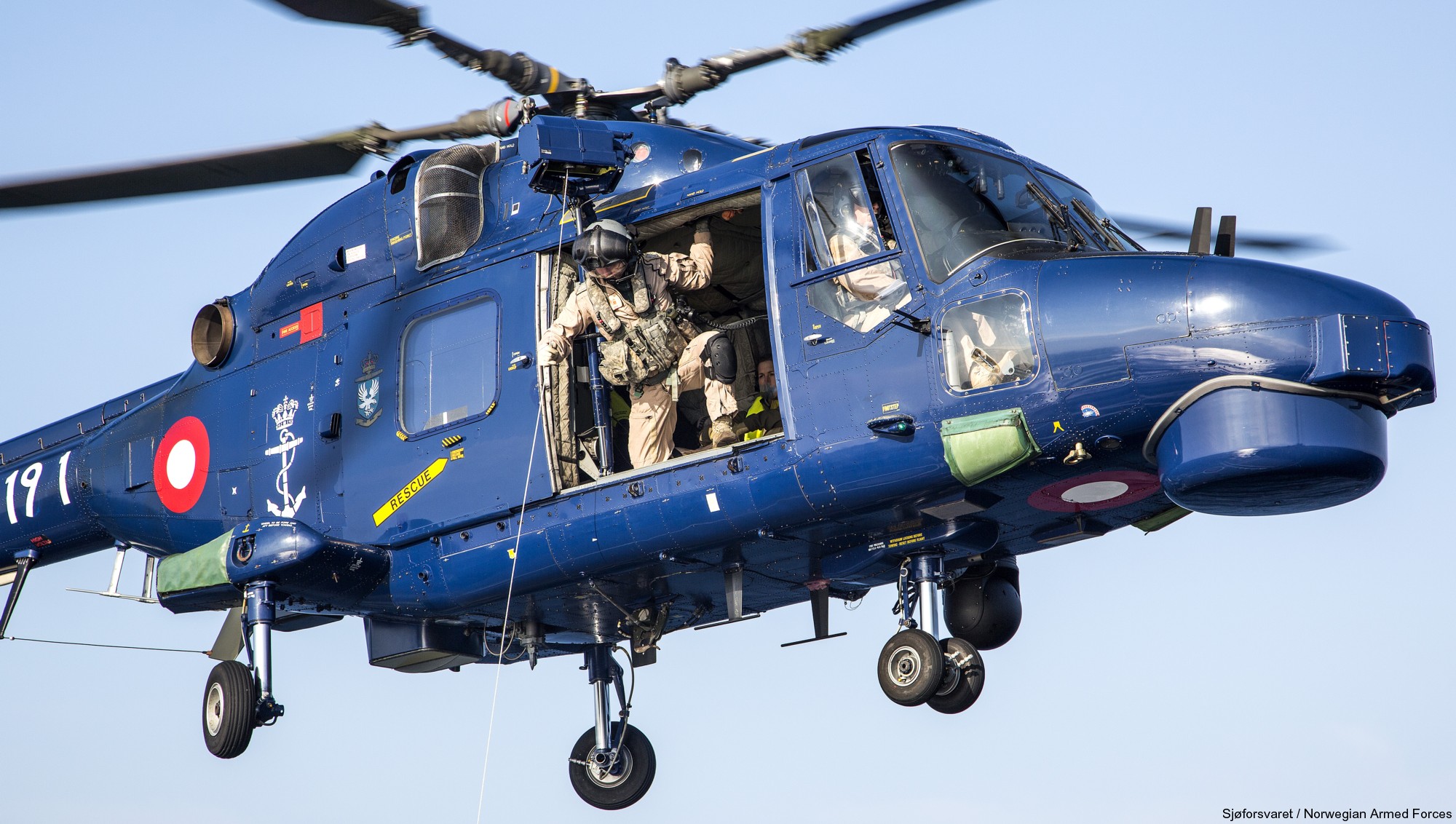 lynx mk.80 mk.90b helicopter westland royal danish navy air force kongelige danske marine flyvevabnet s-191 04