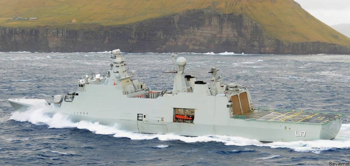 f-342 hdms esbern snare l-17 frigate command support ship royal danish navy 103