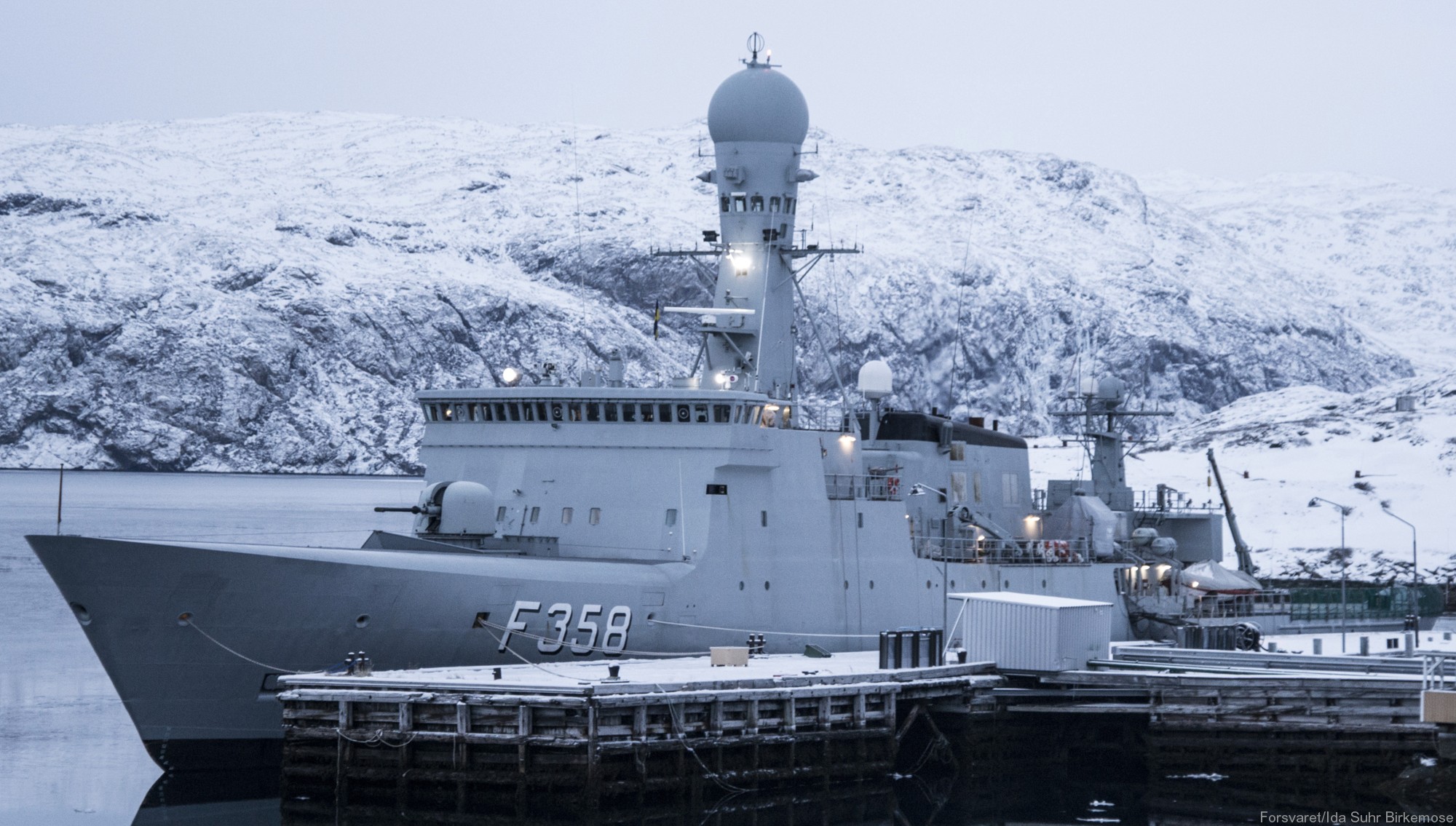 f-358 hdms triton thetis class ocean patrol frigate royal danish navy kongelige danske marine kdm inspektionsskibet 08