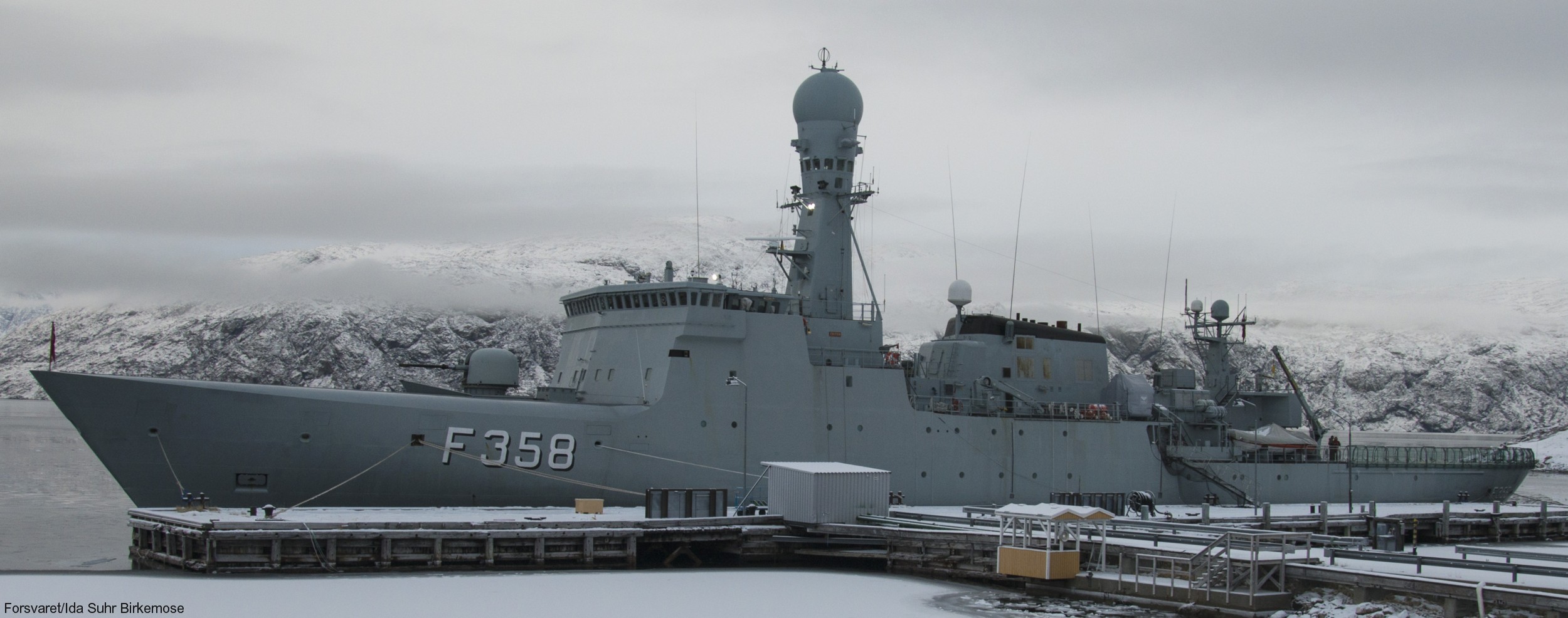 f-358 hdms triton thetis class ocean patrol frigate royal danish navy kongelige danske marine kdm inspektionsskibet 11