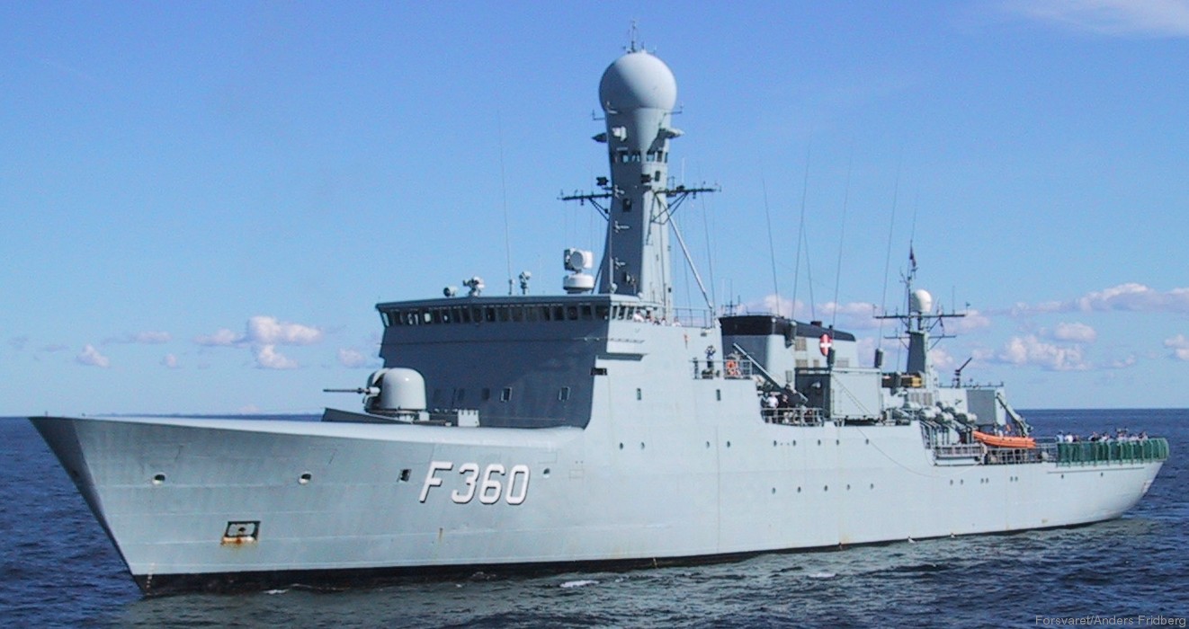 f-360 hdms hvidbjornen thetis class ocean patrol frigate royal danish navy kongelige danske marine kdm inspektionsskibet 30