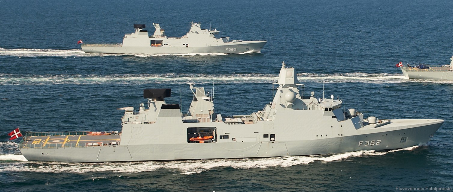 f-362 hdms peter willemoes iver huitfeldt class guided missile frigate ffg royal danish navy 45