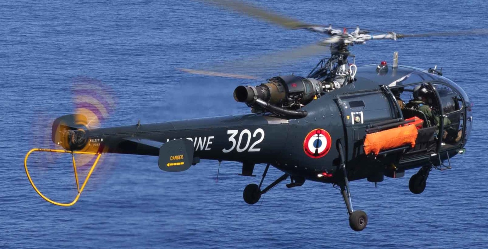sa 316 319 alouette iii helicopter french navy marine nationale aeronavale flottille 302 24