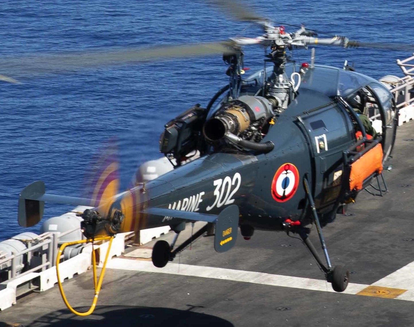 sa 316 319 alouette iii helicopter french navy marine nationale aeronavale flottille 302 26