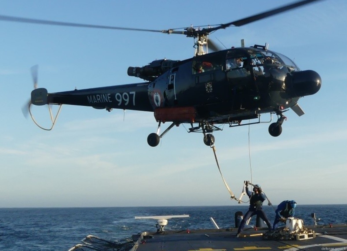 sa 316 319 alouette iii helicopter french navy marine nationale aeronavale flottille 997 34 radar