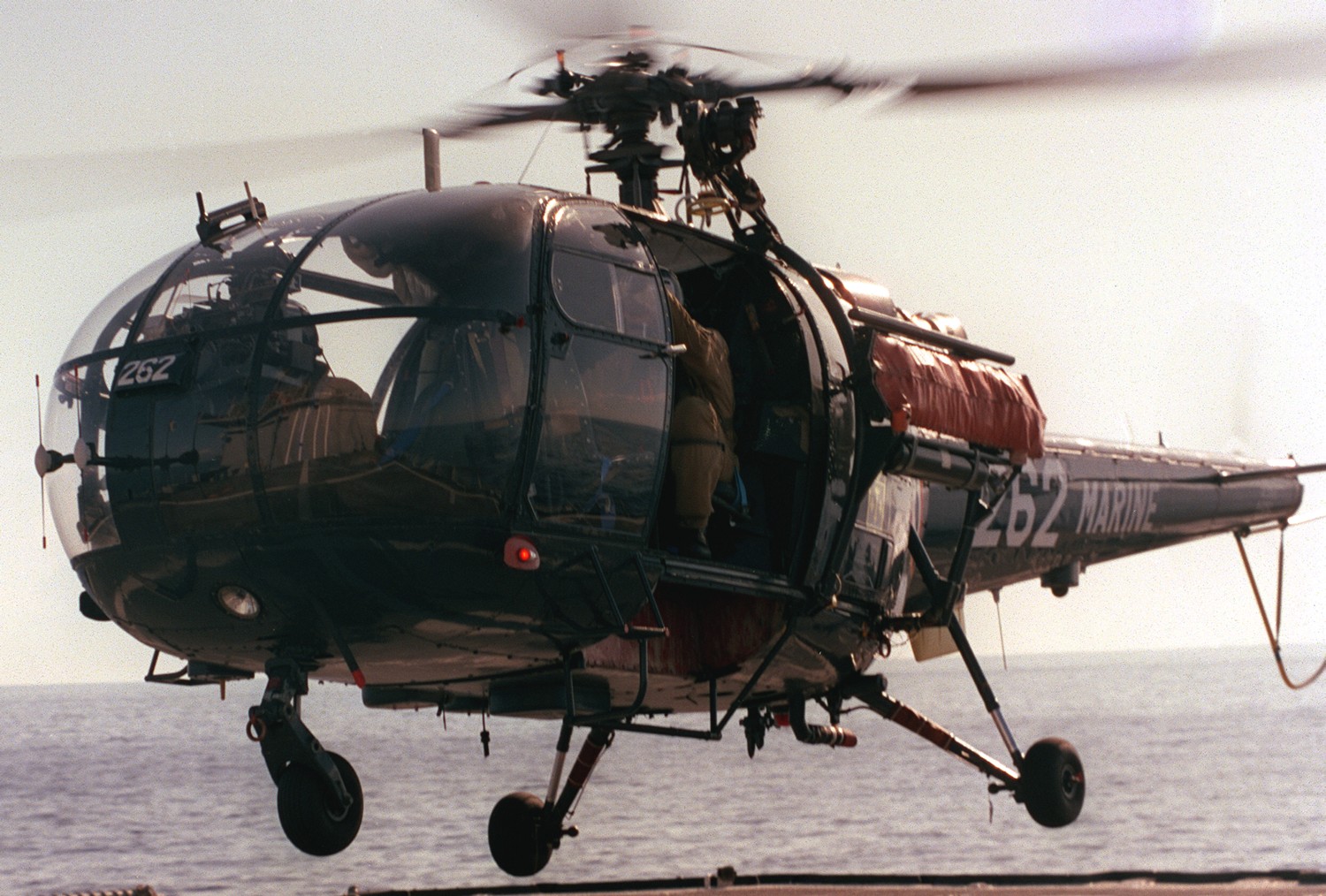 sa 316 319 alouette iii helicopter french navy marine nationale aeronavale flottille 262 36