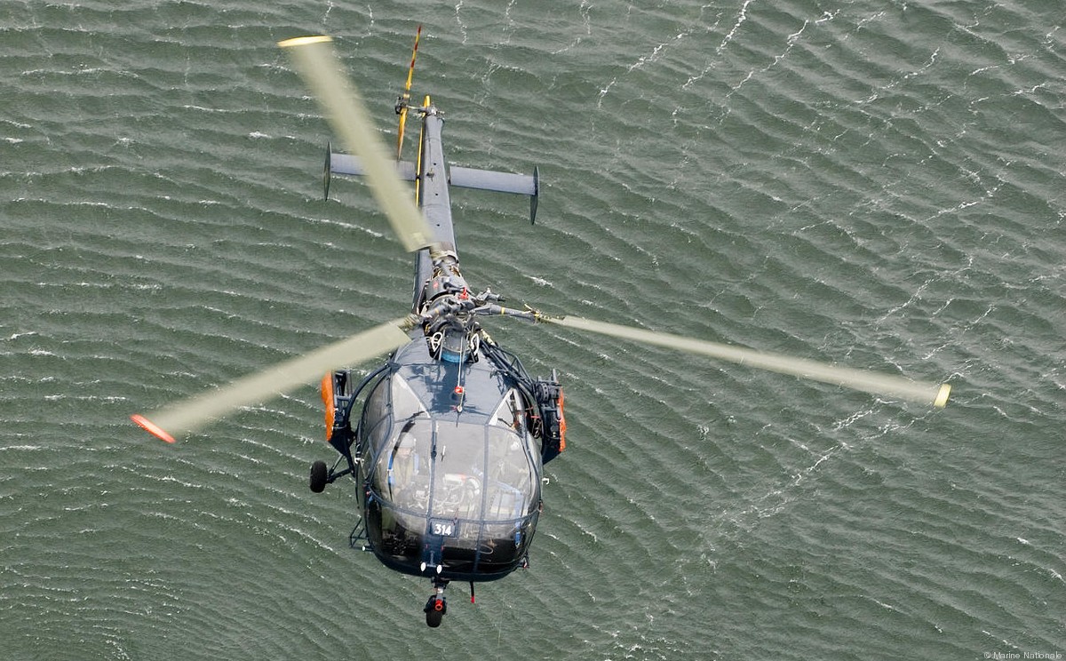 sa 316 319 alouette iii helicopter french navy marine nationale aeronavale flottille 05 314