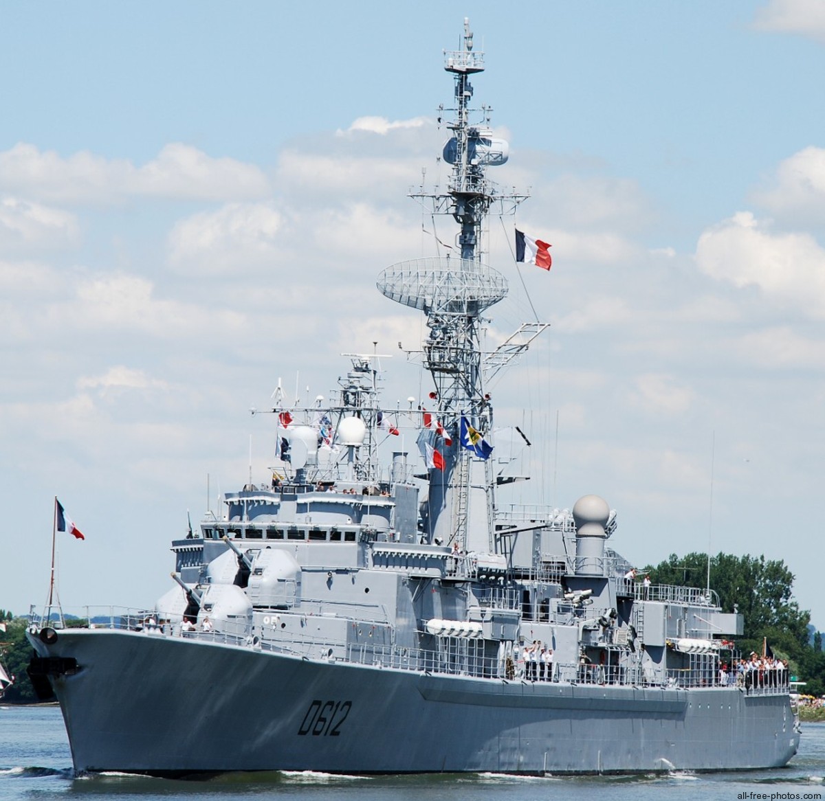 d-612 fs de grasse tourville class type f67 asw frigate destroyer french navy marine nationale 11
