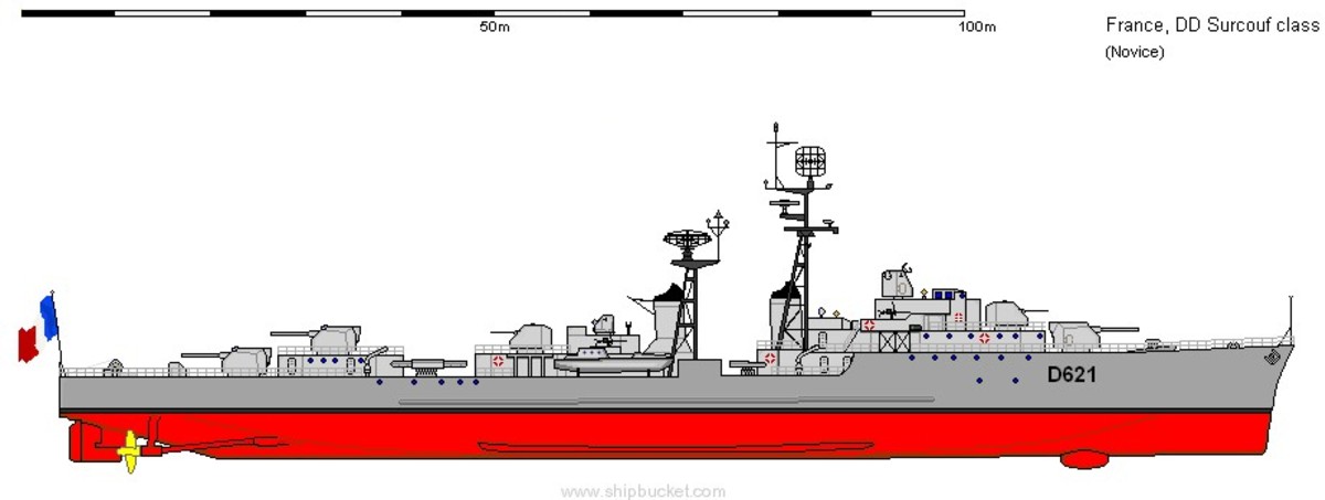 d-621 surcouf class t47 destroyer french navy marine nationale escorteur d'escadre 02
