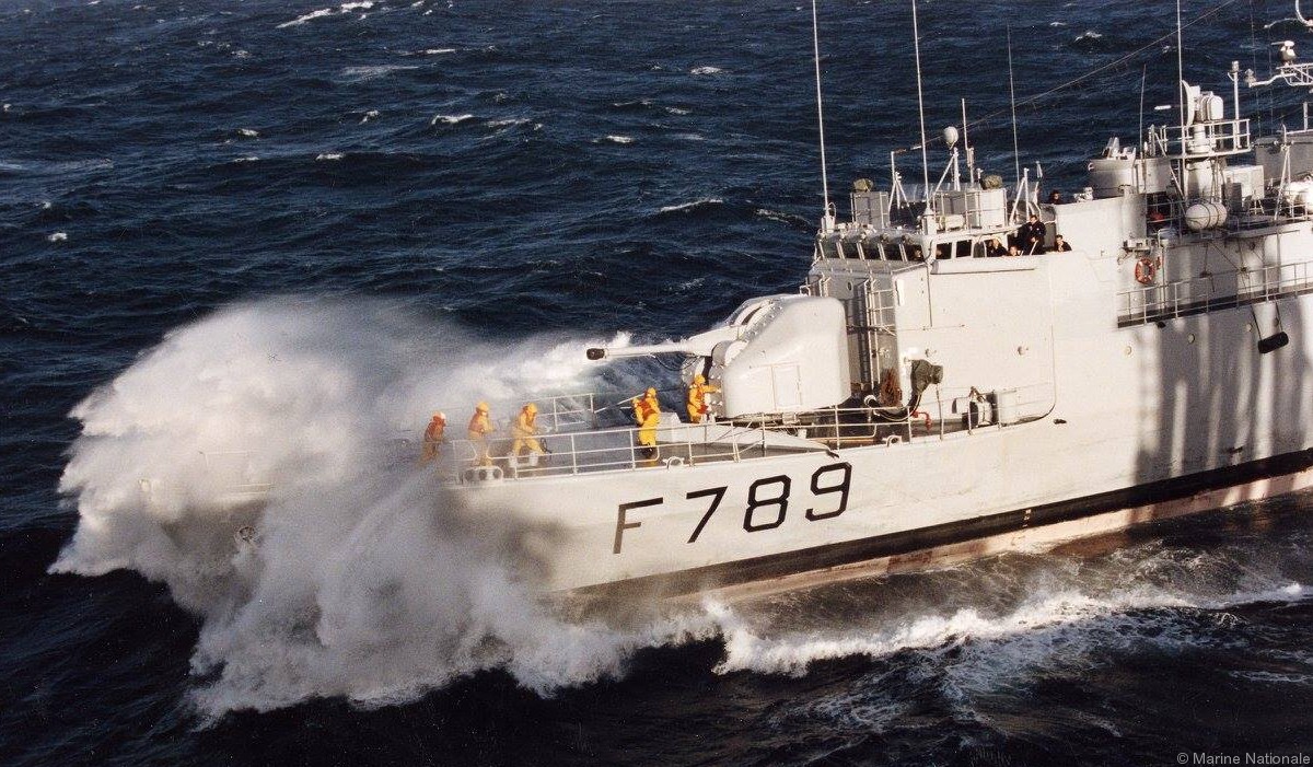 f-789 fs lieutenant de vaisseau le henaff d'estienne d'orves class corvette type a69 aviso french navy marine nationale 02