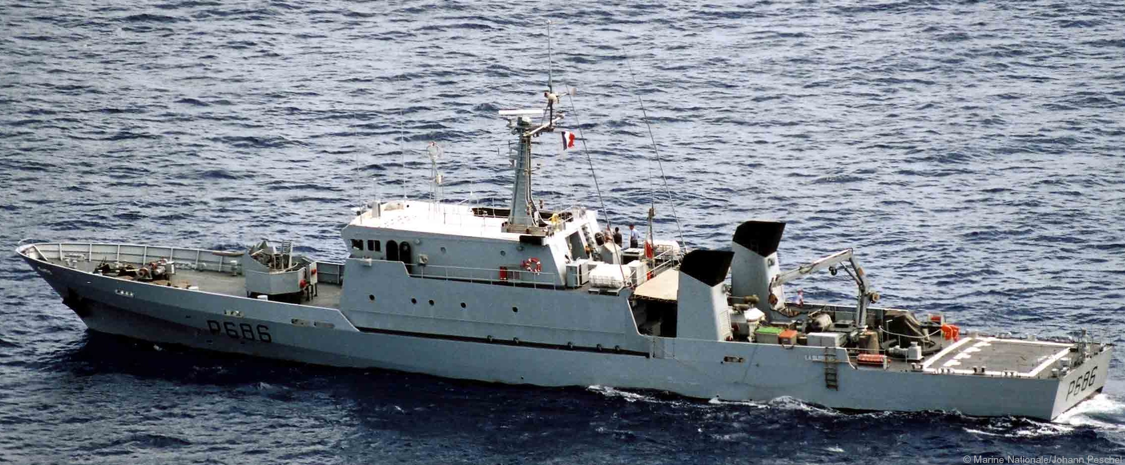p-686 la glorieuse l'audacieuse p400 class patrol vessel french navy patrouilleur marine nationale 04