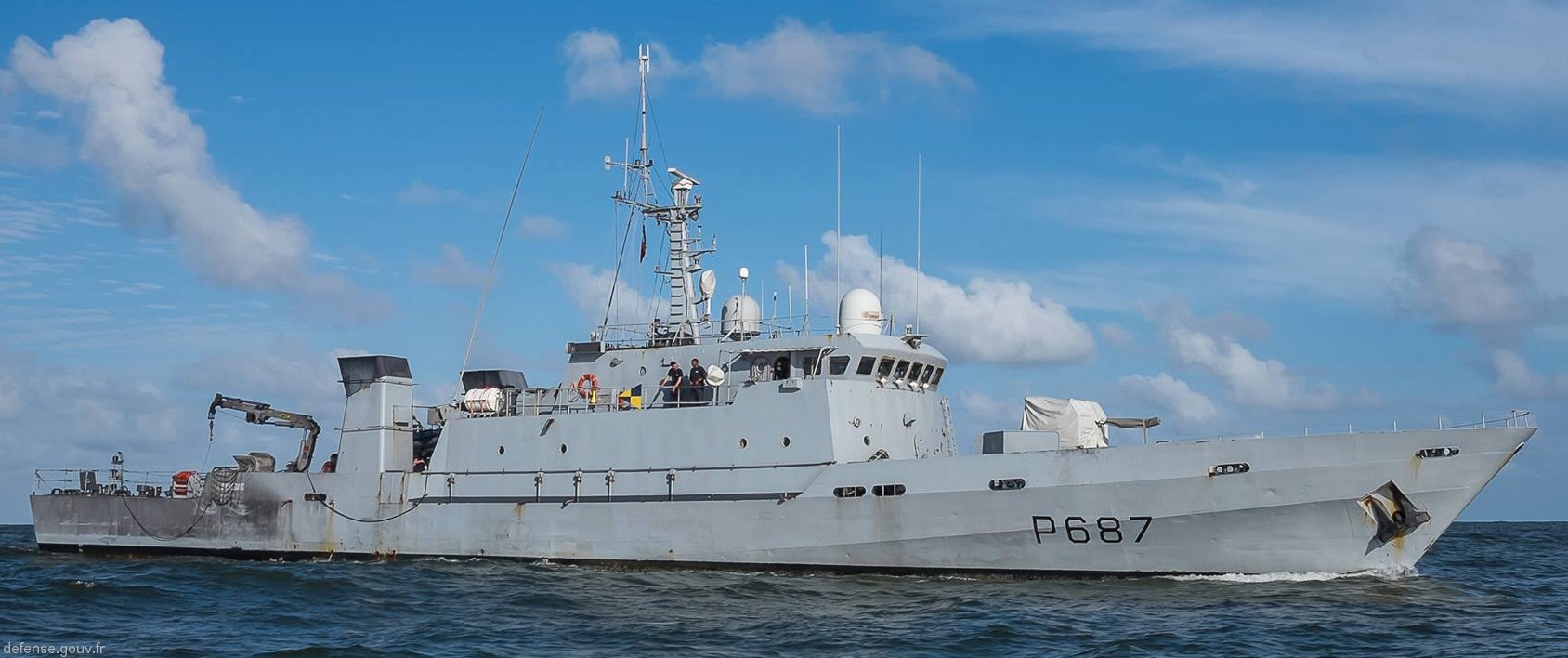 p-687 la gracieuse l'audacieuse p400 class patrol vessel french navy patrouilleur marine nationale 05