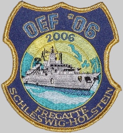 f-216 fgs schleswig holstein cruise patch badge type 123 class frigate german navy 05