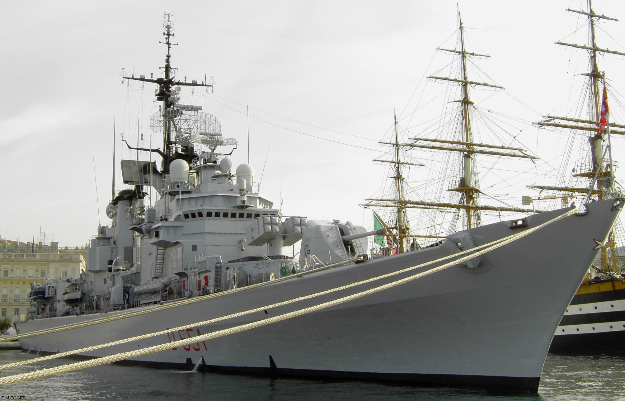 audace class guided missile destroyer ddg italian navy marina militare tartar standard sam 09x