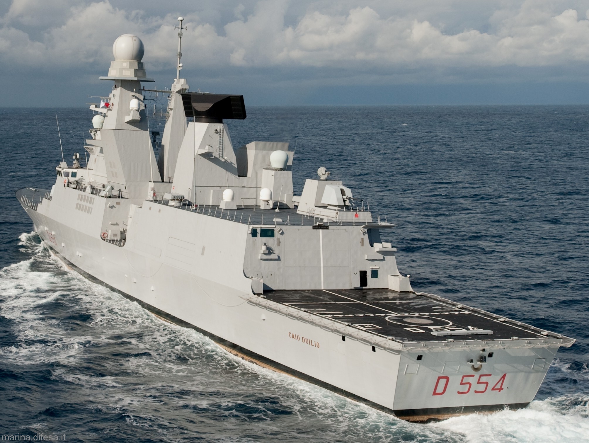 d-554 caio duilio its nave horizon class guided missile destroyer italian navy 35