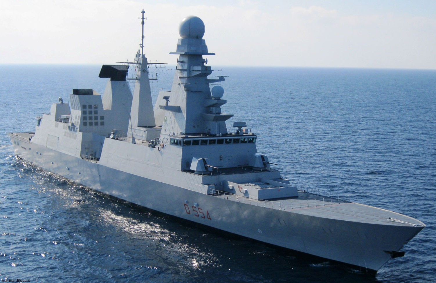 d-554 caio duilio its nave horizon class guided missile destroyer ddgh italian navy marina militare 39