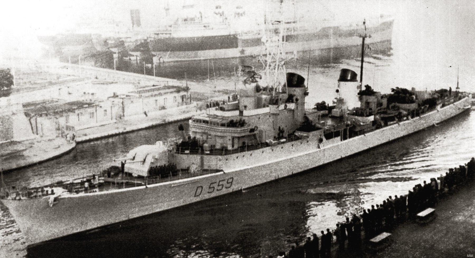 d-559 indomito destroyer italian navy marina militare nave its 04