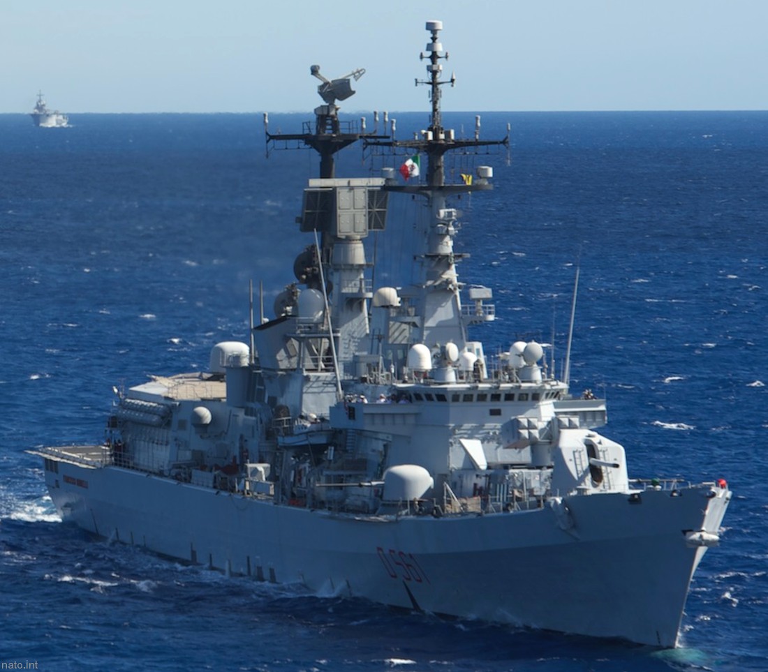 d-561 francesco mimbelli its nave guided missile destroyer ddg italian navy marina militare 12