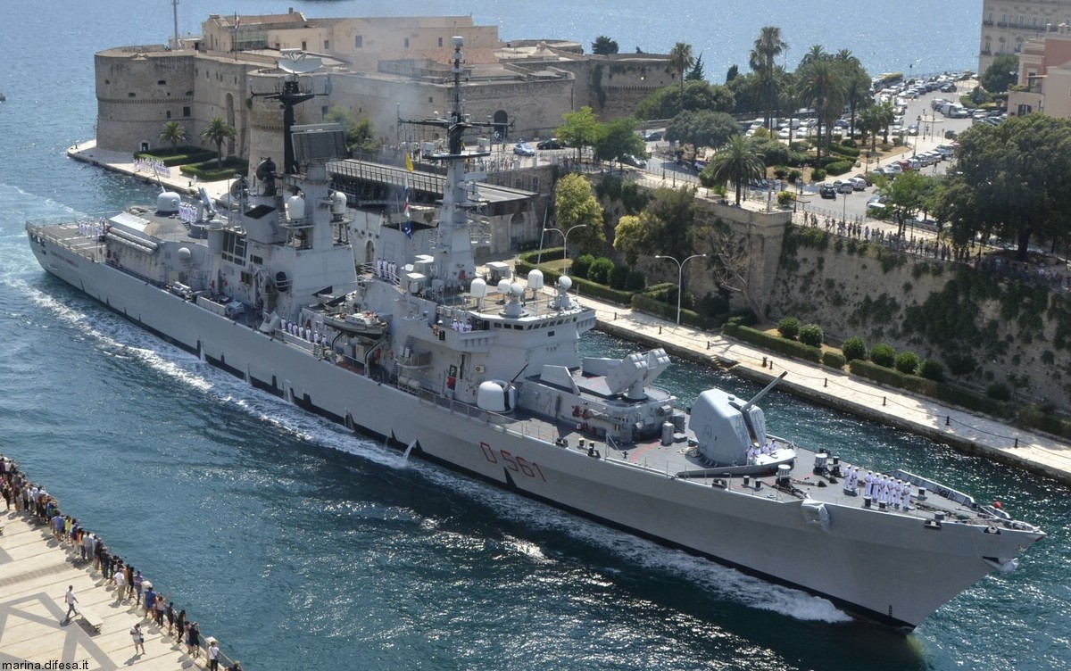 d-561 francesco mimbelli its nave guided missile destroyer ddg italian navy marina militare 33