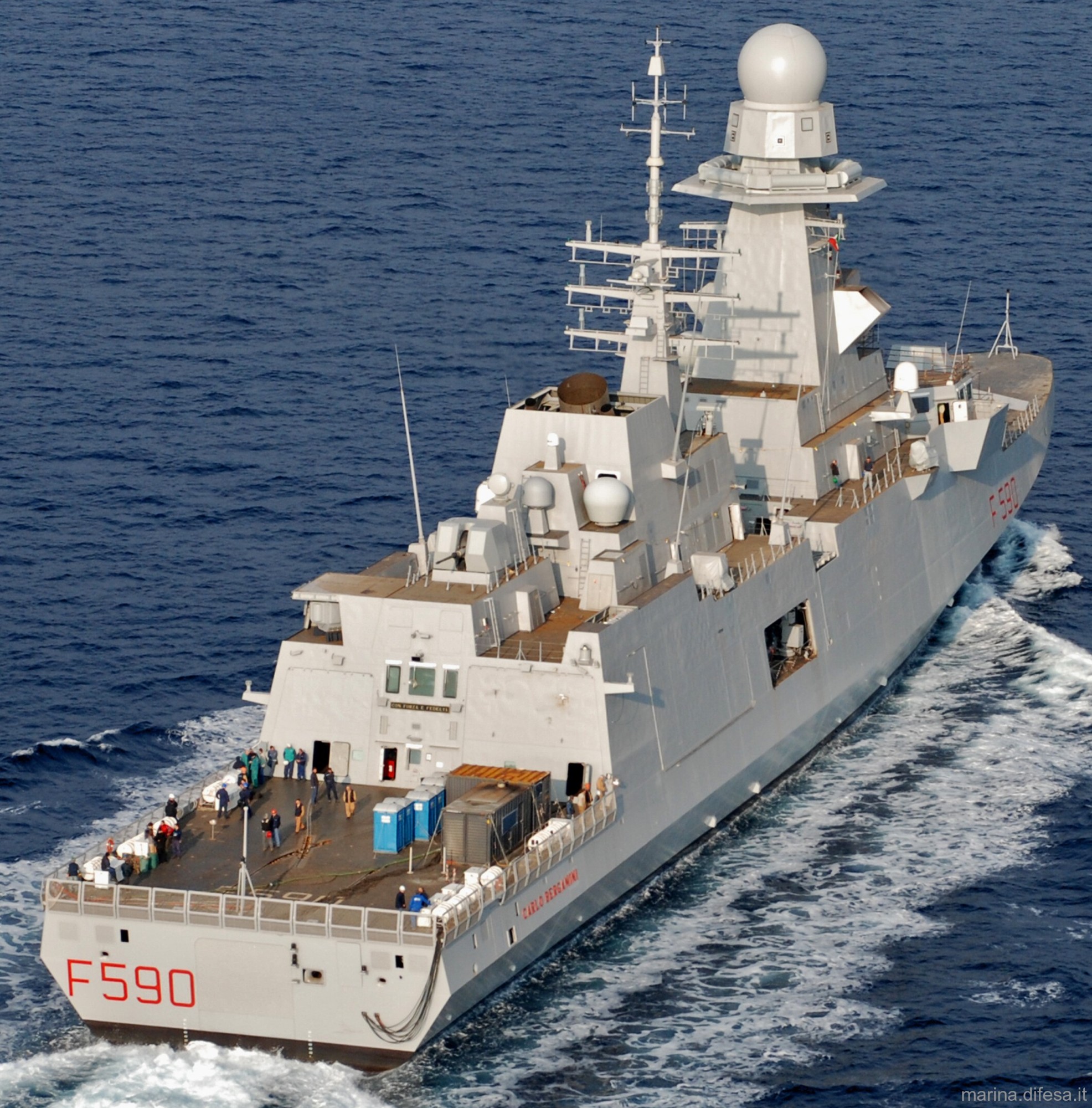 f-590 its carlo bergamini nave fremm class guided missile frigate italian navy marina militare 16