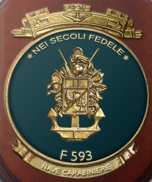 f-593 its carabiniere insignia crest patch badge frigate fremm italian navy marina militare 02ax