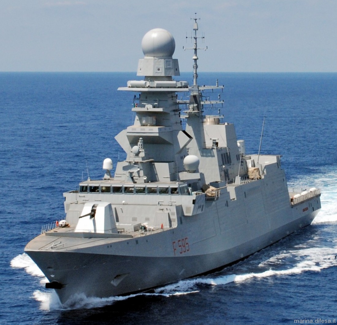 f-595 luigi rizzo its nave bergamini fremm class guided missile frigate italian navy marina militare 09
