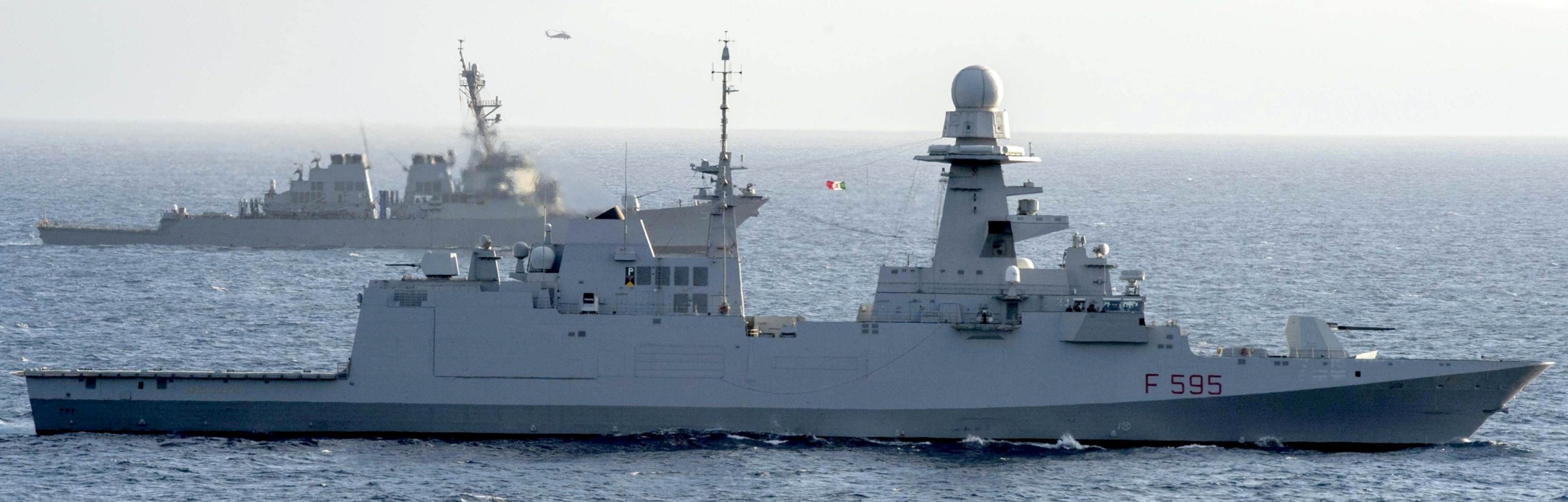 f-595 luigi rizzo its nave bergamini fremm class guided missile frigate italian navy marina militare 44